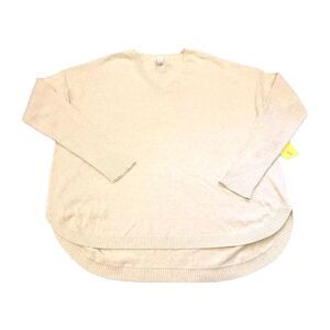 NWT Lole Martha Sweater Womens Medium Oatmeal Heathered Rounded Hem Oversized